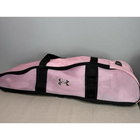 Under Armour Softball Bat Bag. Pink & Black. Model# RN 104409. Size is 3x1 Feet - Picture 1 of 9